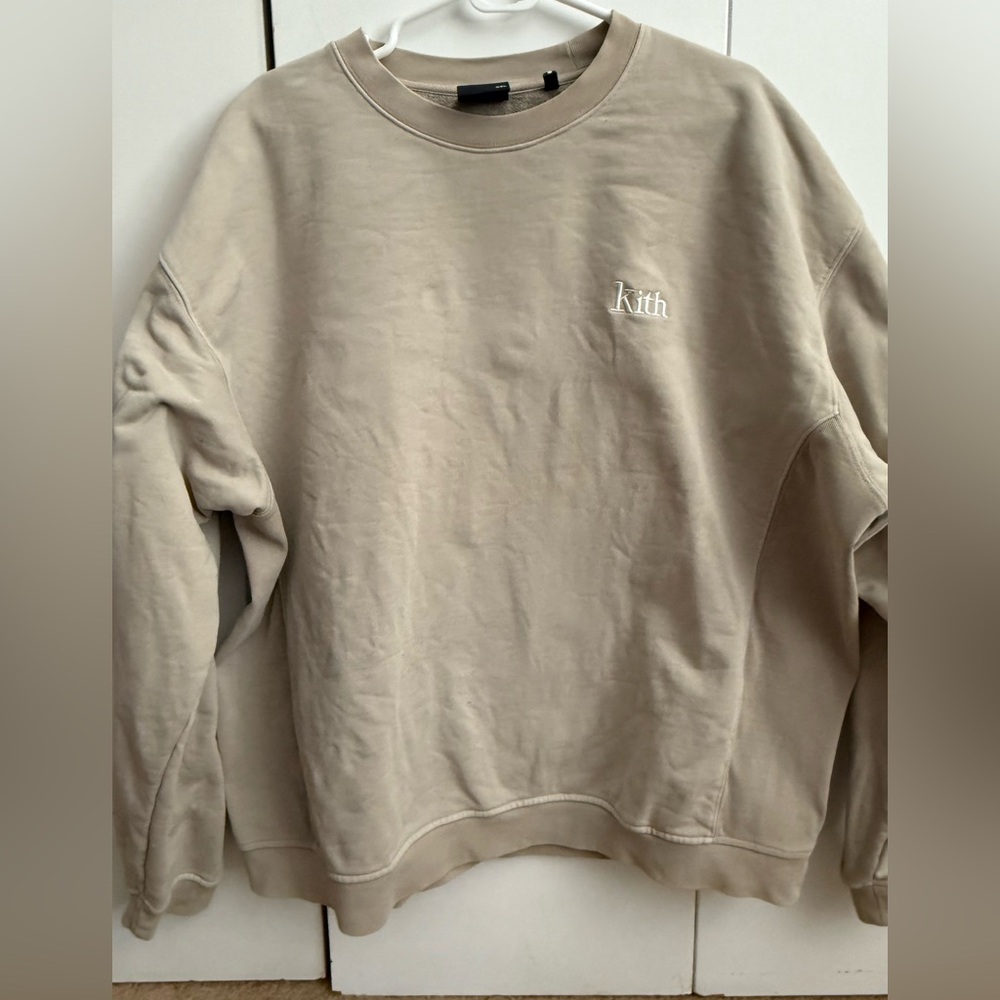 Kith Crystal Wash Interlock Vintage Crewneck - XXL